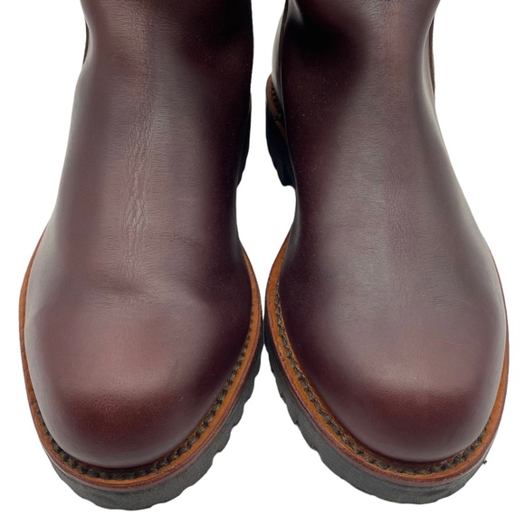 Penelope Chilvers Leather Long Tassel Knee High Boot in Conker Size 38 - Picture 9 of 15